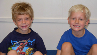 Two Boys having Fun