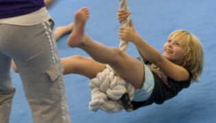 Girl on Rope